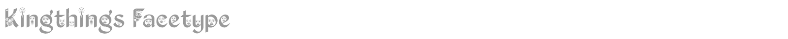 Kingthings Facetype font preview